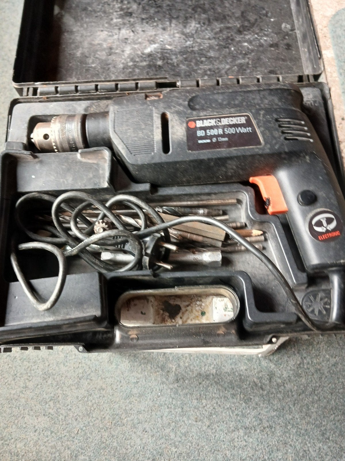 Black en Decker boormachine, Ophalen, Gebruikt, Boormachine