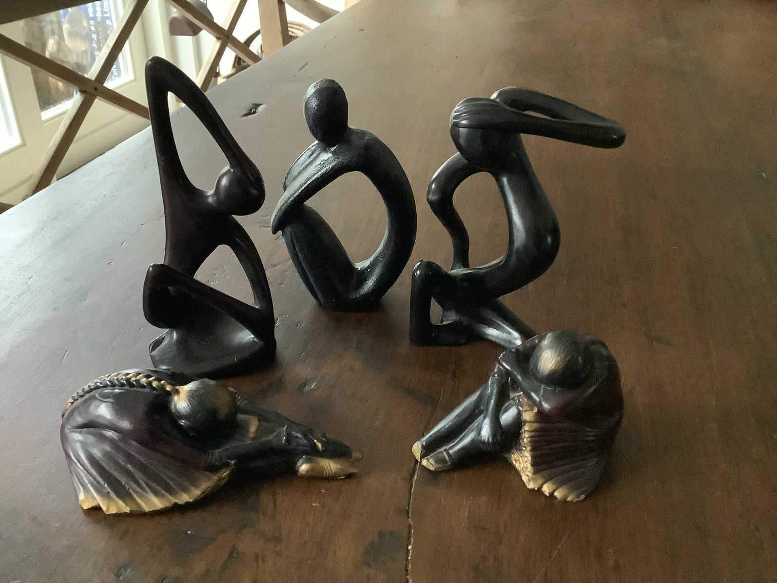 5 Design beeldjes dansers/dansexpressie, Verzamelen, Ophalen of Verzenden, Zo goed als nieuw, Mens