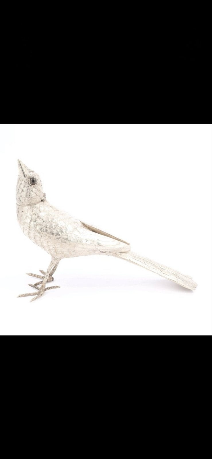 Zilveren Strooibus in de Vorm van een Vogel, ca. 1920, Antiek en Kunst, Ophalen of Verzenden, Zilver