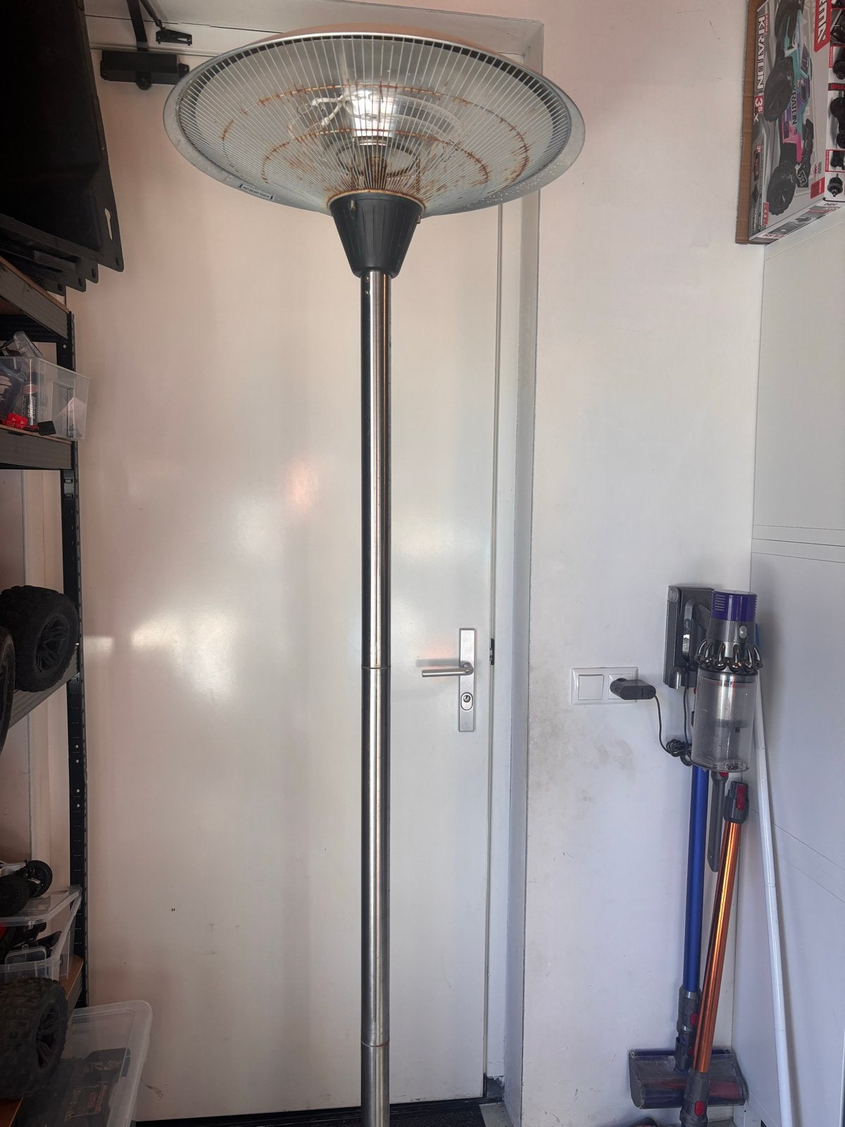 Elektrische terrasverwarmer - Staand model, Ophalen, Gebruikt, Elektrisch, Vloer