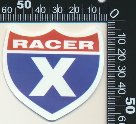 Sticker: Racer X, Ophalen of Verzenden, Zo goed als nieuw, Auto of Motor