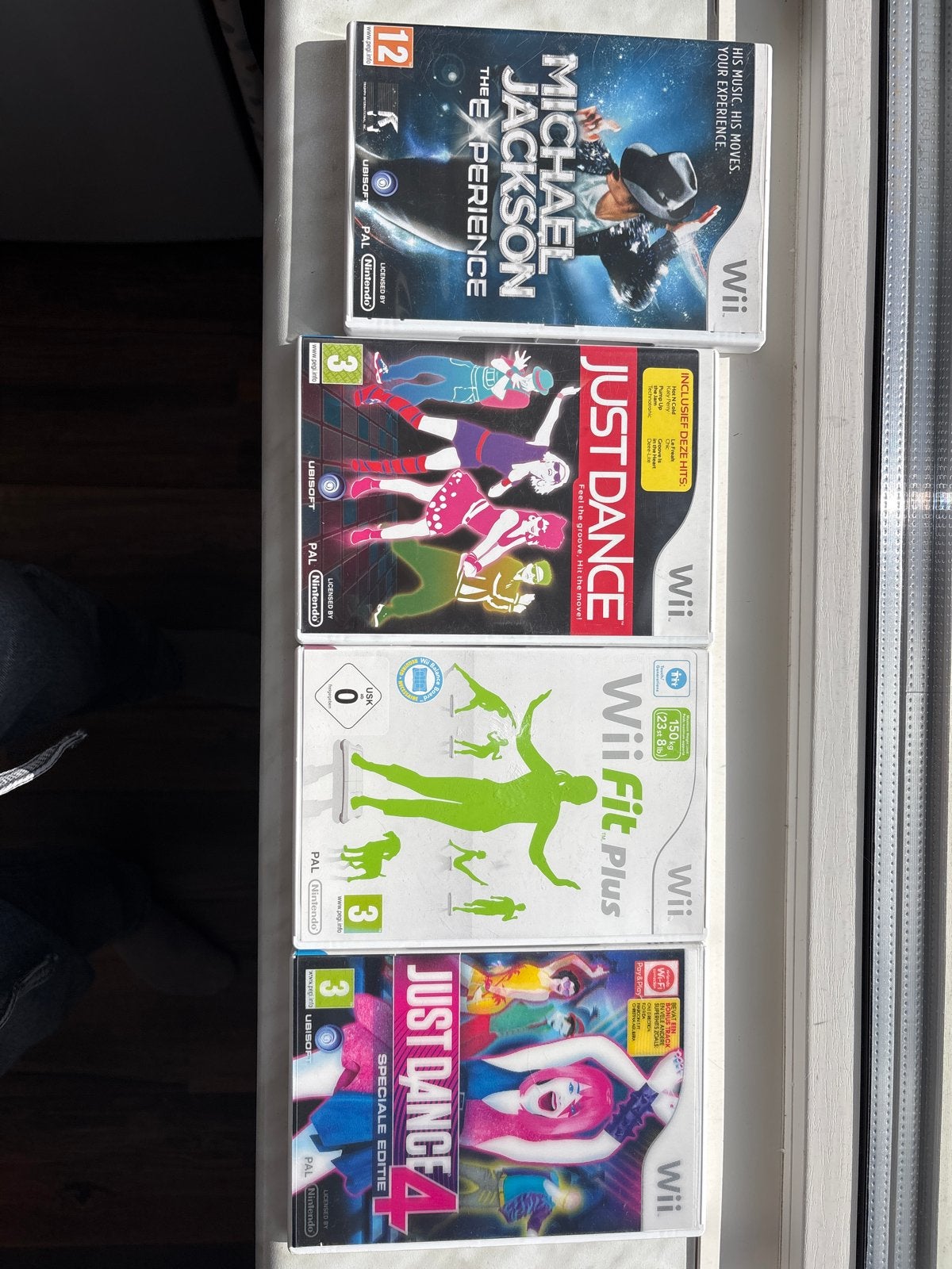 Wii games: Michael Jackson, Just Dance, Wii Fit Plus, Muziek, Gebruikt, Eén computer, Ophalen of Verzenden