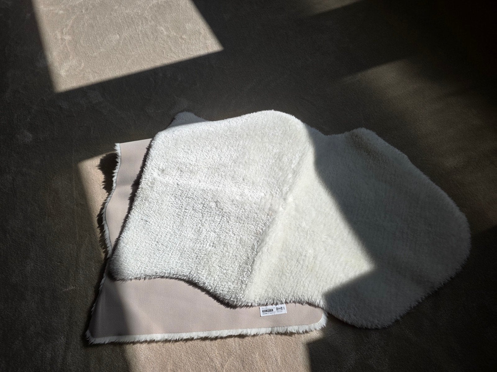 IKEA TOFTLUND Vloerkleed - Zo goed als nieuw, Minder dan 50 cm, 50 tot 100 cm, Modern, Scandinavisch, Wit