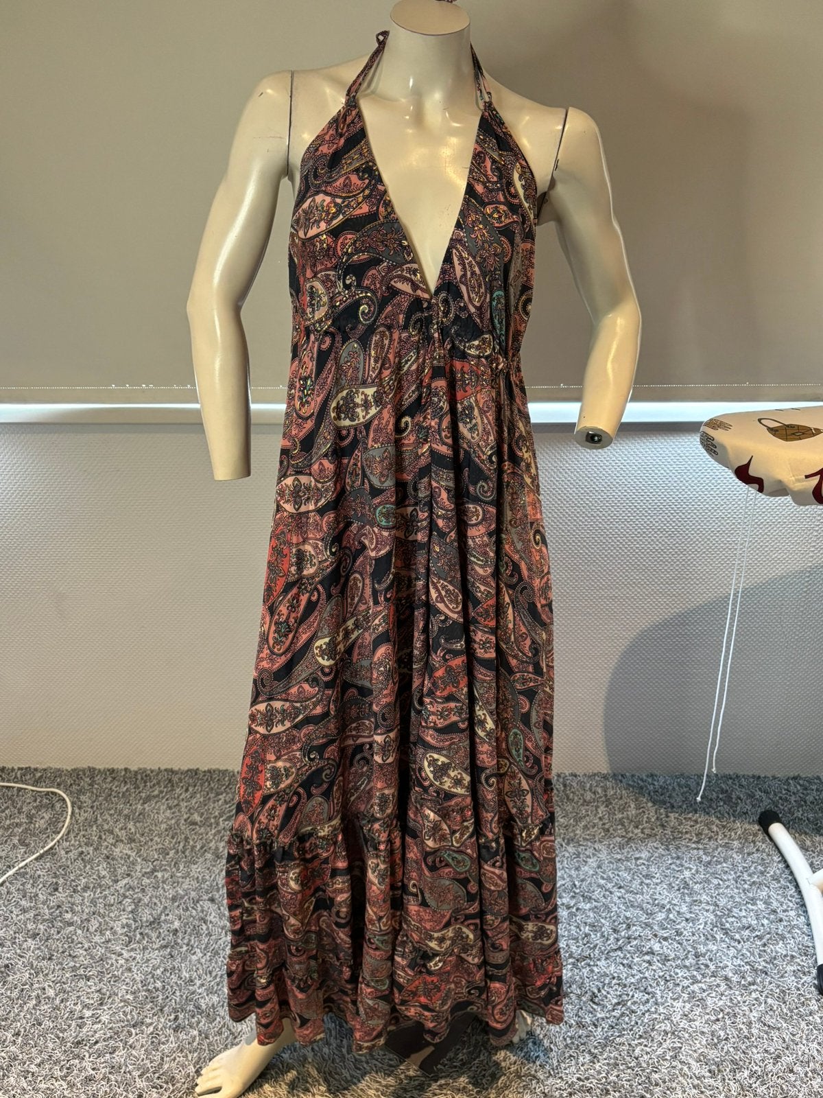 Boho style jurk met open rug onesize, Kleding | Dames, Jurken, Maat 38/40 (M), Ophalen of Verzenden, Zo goed als nieuw, Roze