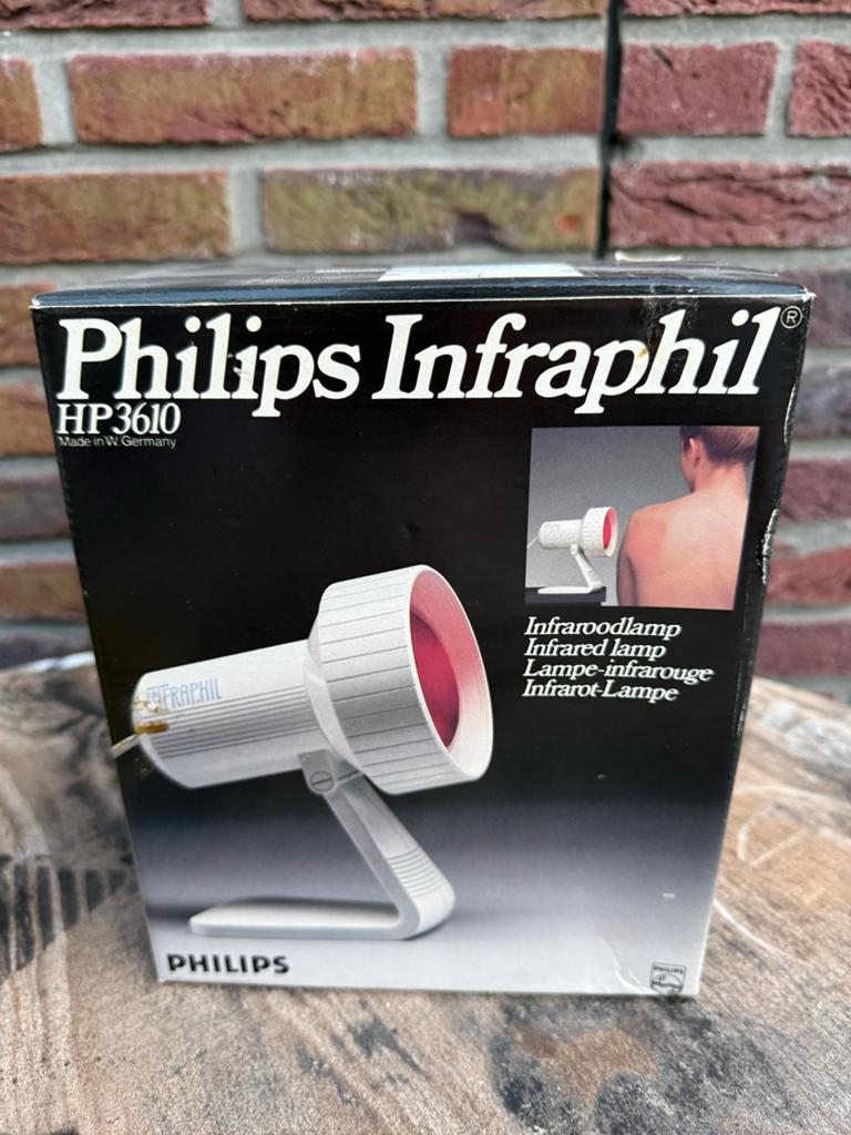 Philips Infraphil HP 3610 Infraroodlamp - Vintage, Ophalen of Verzenden, Nieuw, Overige typen