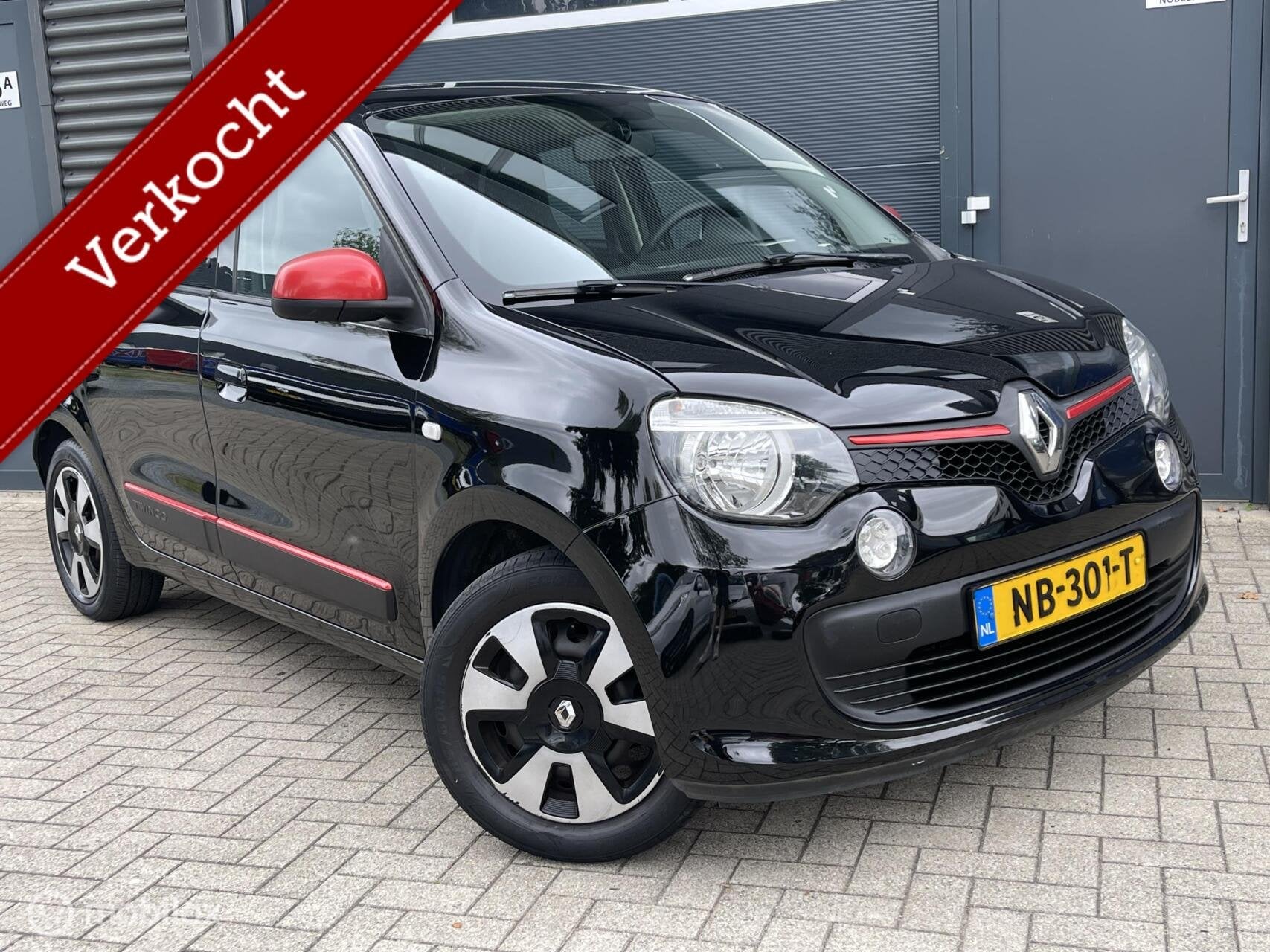 Renault Twingo 1.0 2016 Zwart Airco Grote beurt✅, Auto's, Renault, Euro 6, 840 kg, 4 stoelen, Zwart