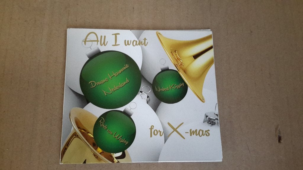 Douane Harmonie Nederland: - All i want for X-mas [1223], Cd's en Dvd's, Ophalen of Verzenden, Zo goed als nieuw, Kerst