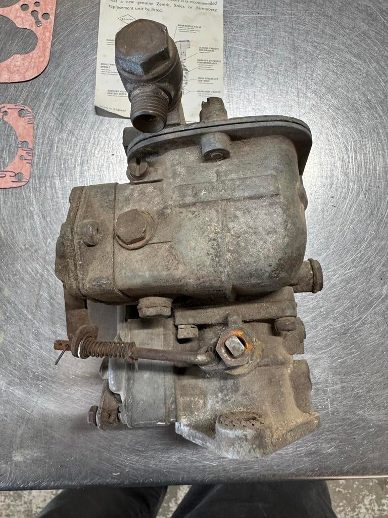 Solex Carburateur 4120/5 (niet zeker) - Inclusief Pakkingset, Ophalen of Verzenden, Gebruikt, Oldtimer onderdelen