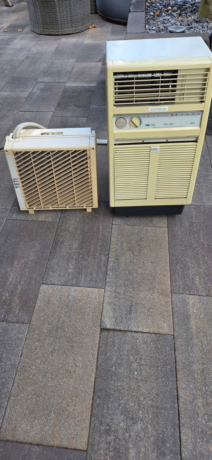 mobiele split airco unit, Ophalen, Gebruikt, Timer, 3 snelheden of meer
