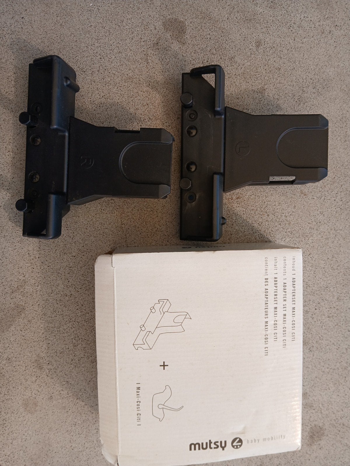 Mutsy Maxi-Cosi Adapters voor Kinderwagen/Combiwagen, Ophalen of Verzenden, Zo goed als nieuw, Mutsy
