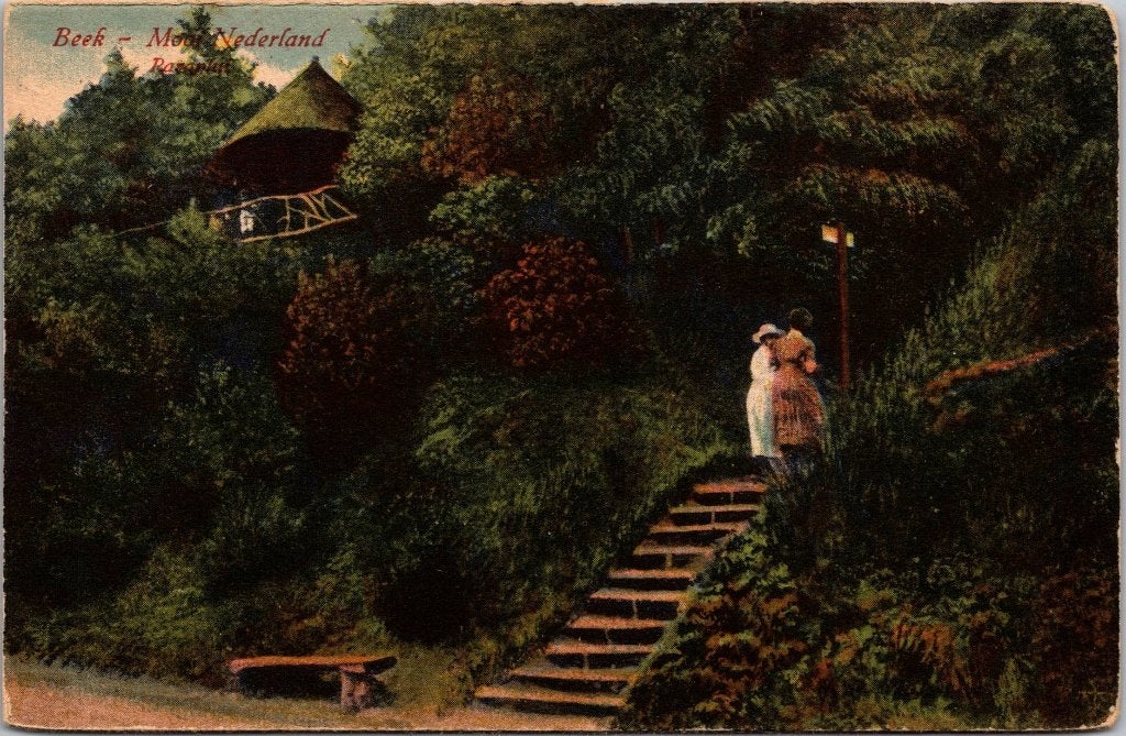 Beek bij Nijmegen - 9 antieke ansichtkaarten, Verzenden, Voor 1920, Gelopen, Gelderland