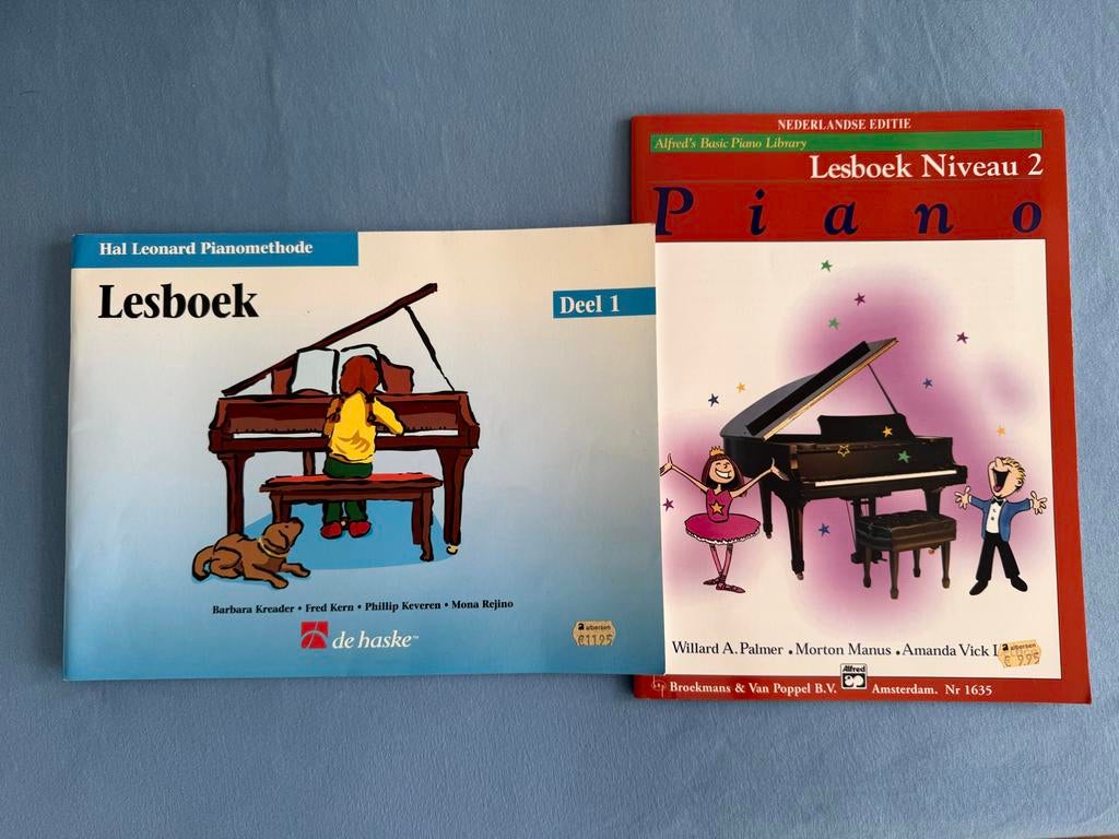 Pianoboeken voor beginners, Muziek en Instrumenten, Gebruikt, Overige genres, Les of Cursus, Ophalen of Verzenden