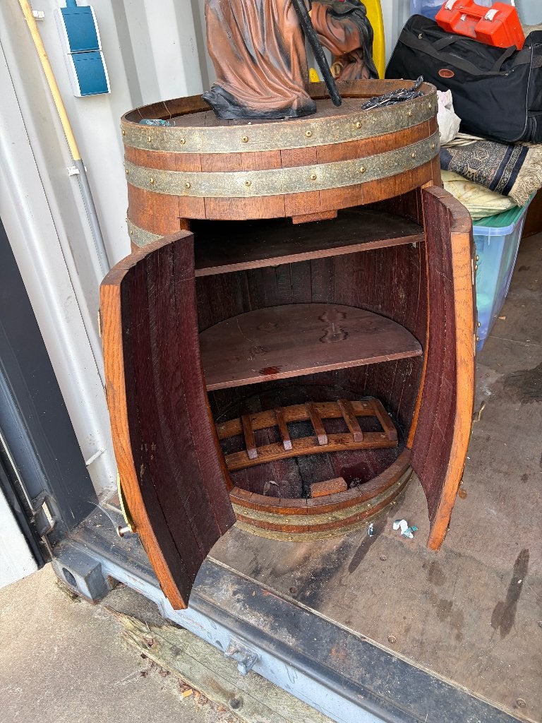 Wijnvat wijnbar, 150 liter of meer, Ophalen of Verzenden, Gebruikt, Hout