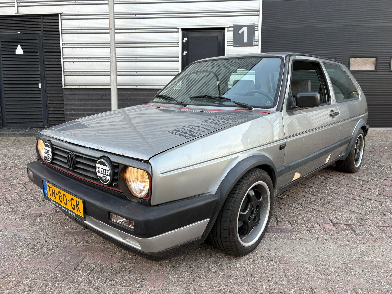 Volkswagen Golf 1.8 K6 1988 Grijs, Auto's, Volkswagen, Stof, 4 cilinders, 443 kg, Origineel Nederlands