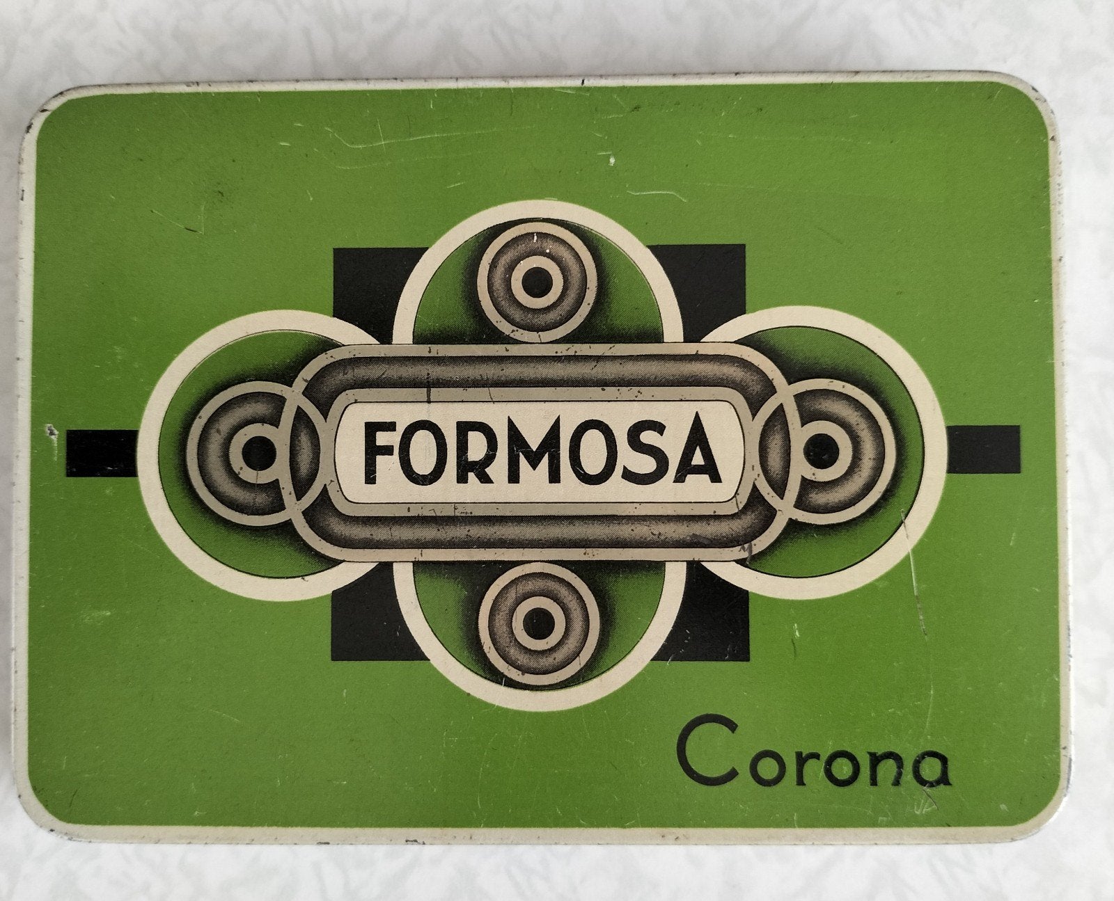 Prachtig oud sigarenblikje Formosa Corona, Ophalen of Verzenden, Gebruikt, Overige