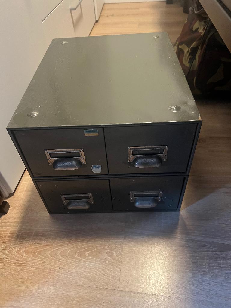 Industriële archief laatjes, Ophalen, Minder dan 50 cm, Gebruikt, Minder dan 100 cm
