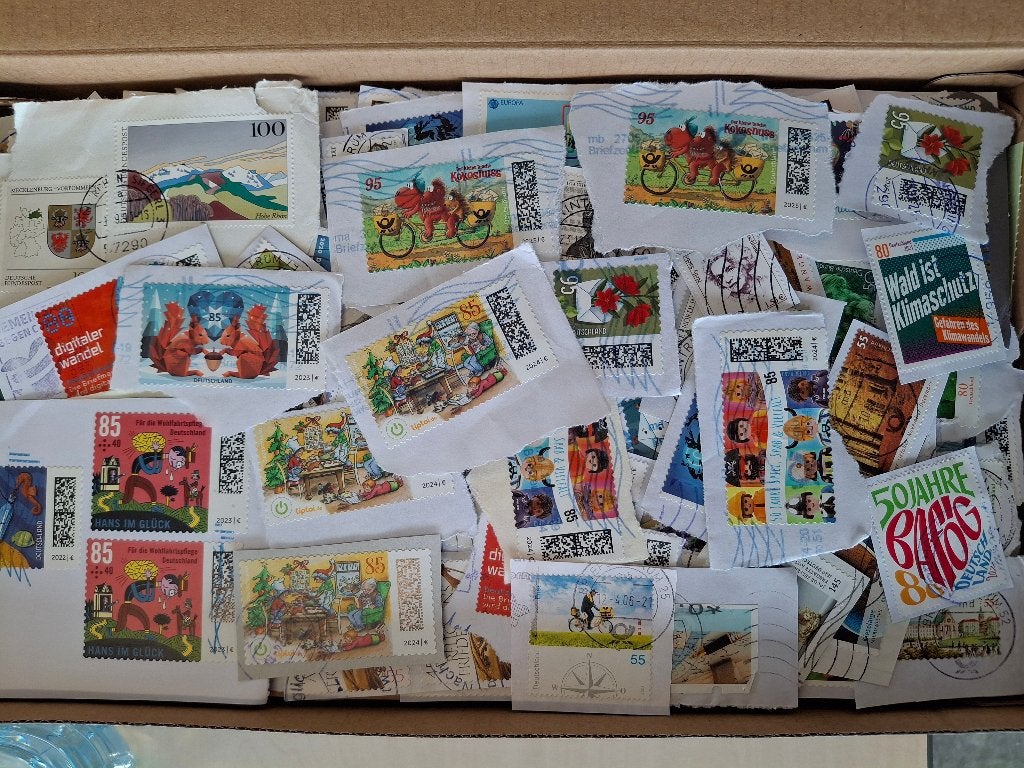 Doos postzegels Duitsland, Postzegels en Munten, Postzegels | Europa | Duitsland, Gestempeld, 1990 tot heden, Ophalen of Verzenden
