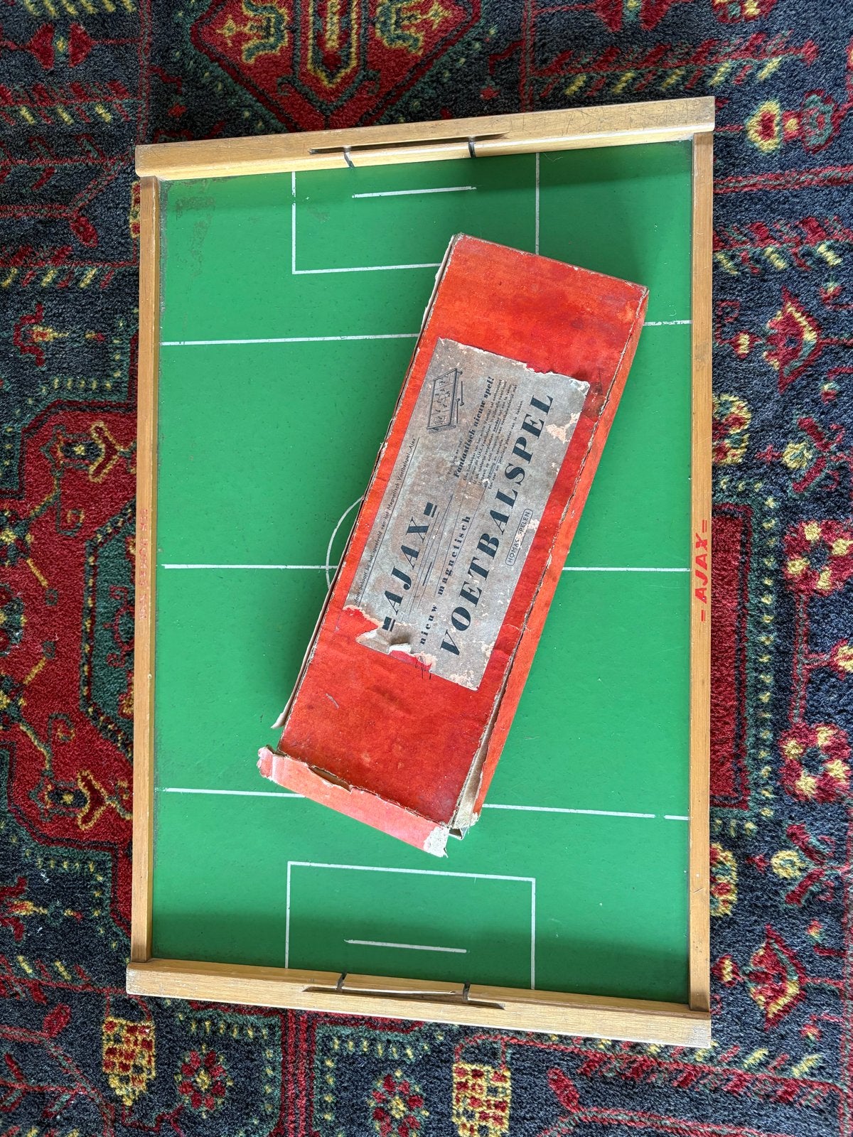 Oud Ajax voetbalspel - Vintage tafelvoetbalspel, Ophalen of Verzenden, Gebruikt, Jongen of Meisje