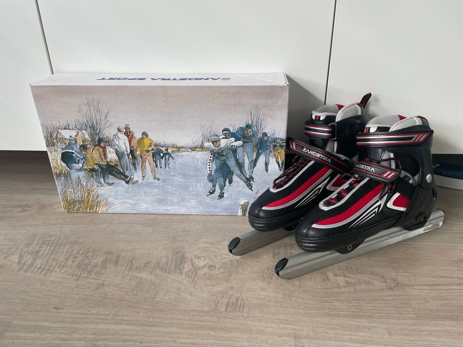 Zandstra 1663 Oslo verstelbare combinoren, maat 40-43, Sport en Fitness, Schaatsen, Ophalen, Zo goed als nieuw, Combinoren, Zandstra