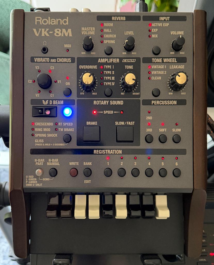 Roland VK-8M orgel module, Muziek en Instrumenten, Orgels, Zo goed als nieuw, Orgel, 1 klavier, Ophalen of Verzenden
