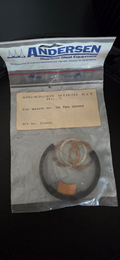 Andersen Winch Kit No. 5 voor lier nr. 56 Two Speed, Watersport en Boten, Ophalen of Verzenden, Nieuw, Onderhoud en Reparatie