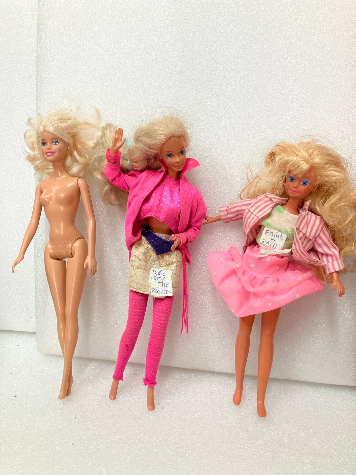 Vintage Barbie Poppen - Set van 3 (1986, 1987, 2010), Ophalen of Verzenden, Gebruikt, Barbie
