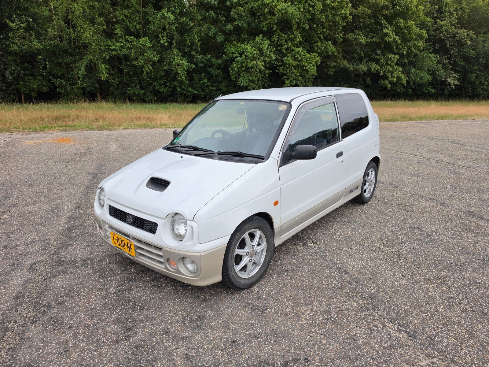 Suzuki Alto Works 1996 Wit, Auto's, 672 kg, 64 pk, 4 stoelen, Wit
