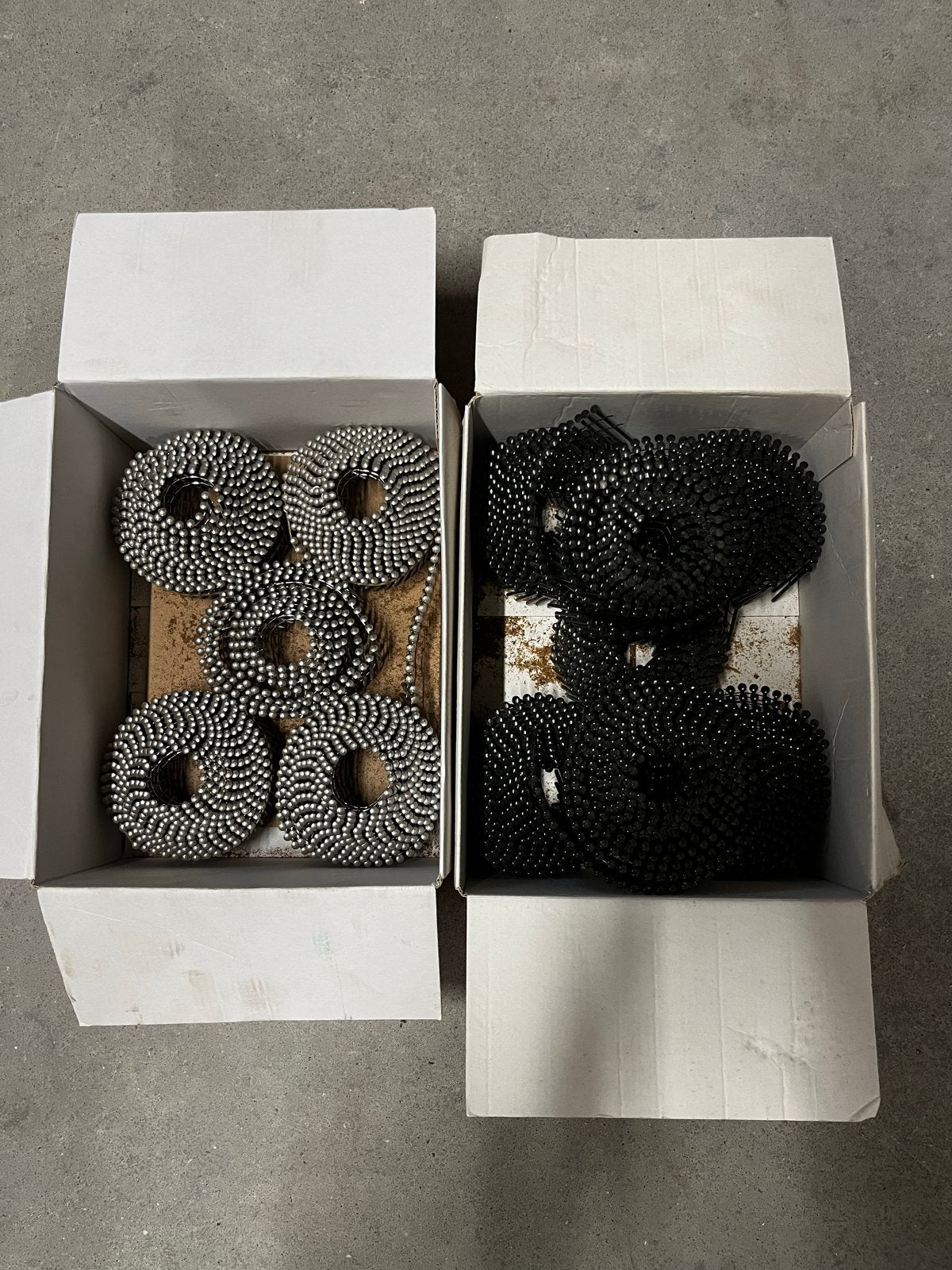 UnitSteel RVS Bolkop Rolnagels 16/15 Zwart & Blank/Zilver, Ophalen, Zo goed als nieuw, Spijkers, Minder dan 50 mm