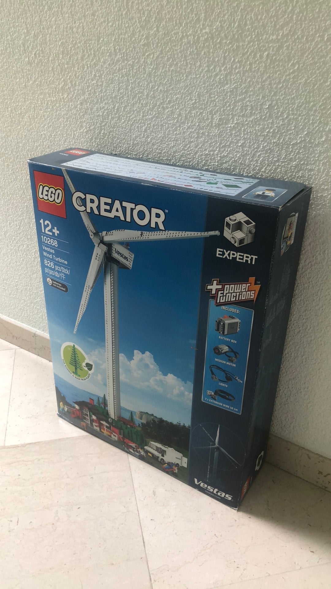Lego creator expert 10268 Vestas wind turbine, Lego, Ophalen of Verzenden, Zo goed als nieuw, Compleet