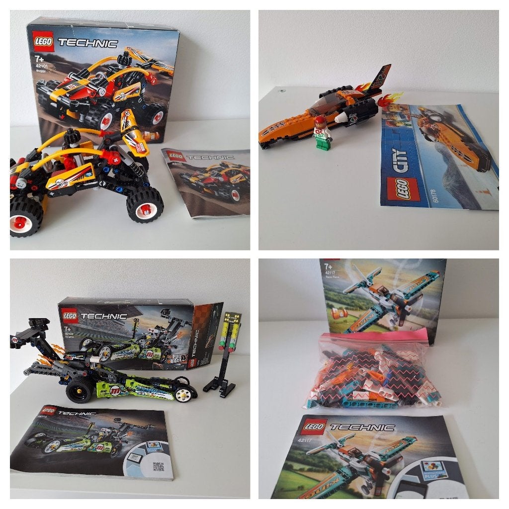 4 leuke Lego-setjes, Inclusief instructies, Lego, Ophalen of Verzenden, Zo goed als nieuw