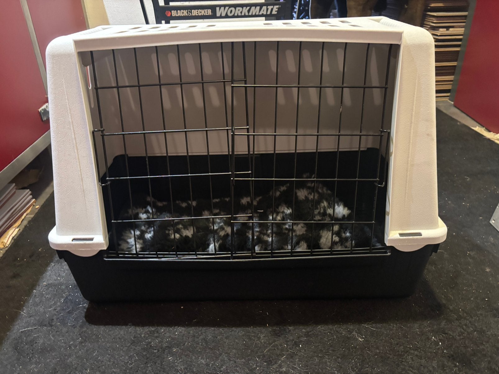Autobench kleine hond, Ophalen of Verzenden, Zo goed als nieuw