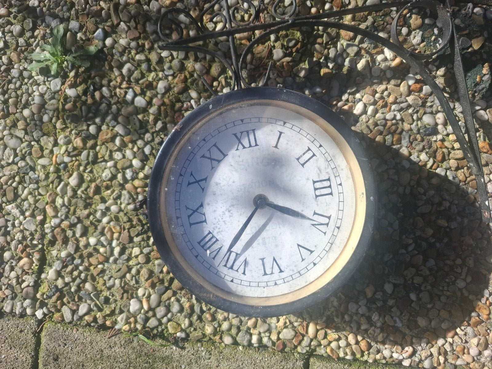 Antieke Stationsklok - Dubbelzijdig, Ophalen