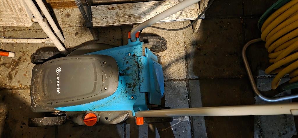 Gardena Powermax 1200/32 elektrische grasmaaier, Ophalen, Gebruikt, Elektrische grasmaaier, Opvangbak