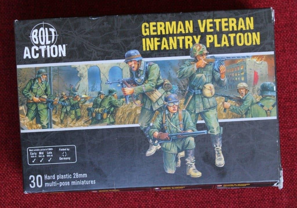 Warlord German Veteran infantry sprues, Hobby en Vrije tijd, Wargaming, Ophalen of Verzenden, Nieuw, Historisch, Figuurtje(s)