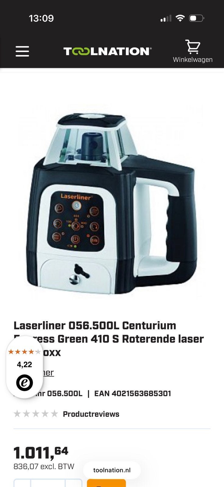 Laserliner complete rotatielaser set, Doe-het-zelf en Verbouw, Ophalen of Verzenden