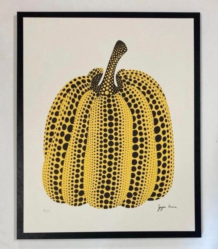 Yayoi Kusama : litho (40 bi 50 cm), Ophalen of Verzenden