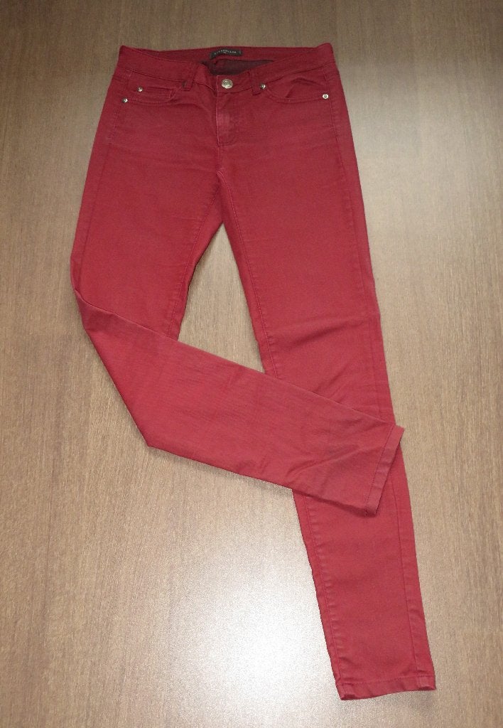ZGAN donkerrode broek Sutherland in maat XS, Sutherland, Verzenden, Zo goed als nieuw, Maat 34 (XS) of kleiner