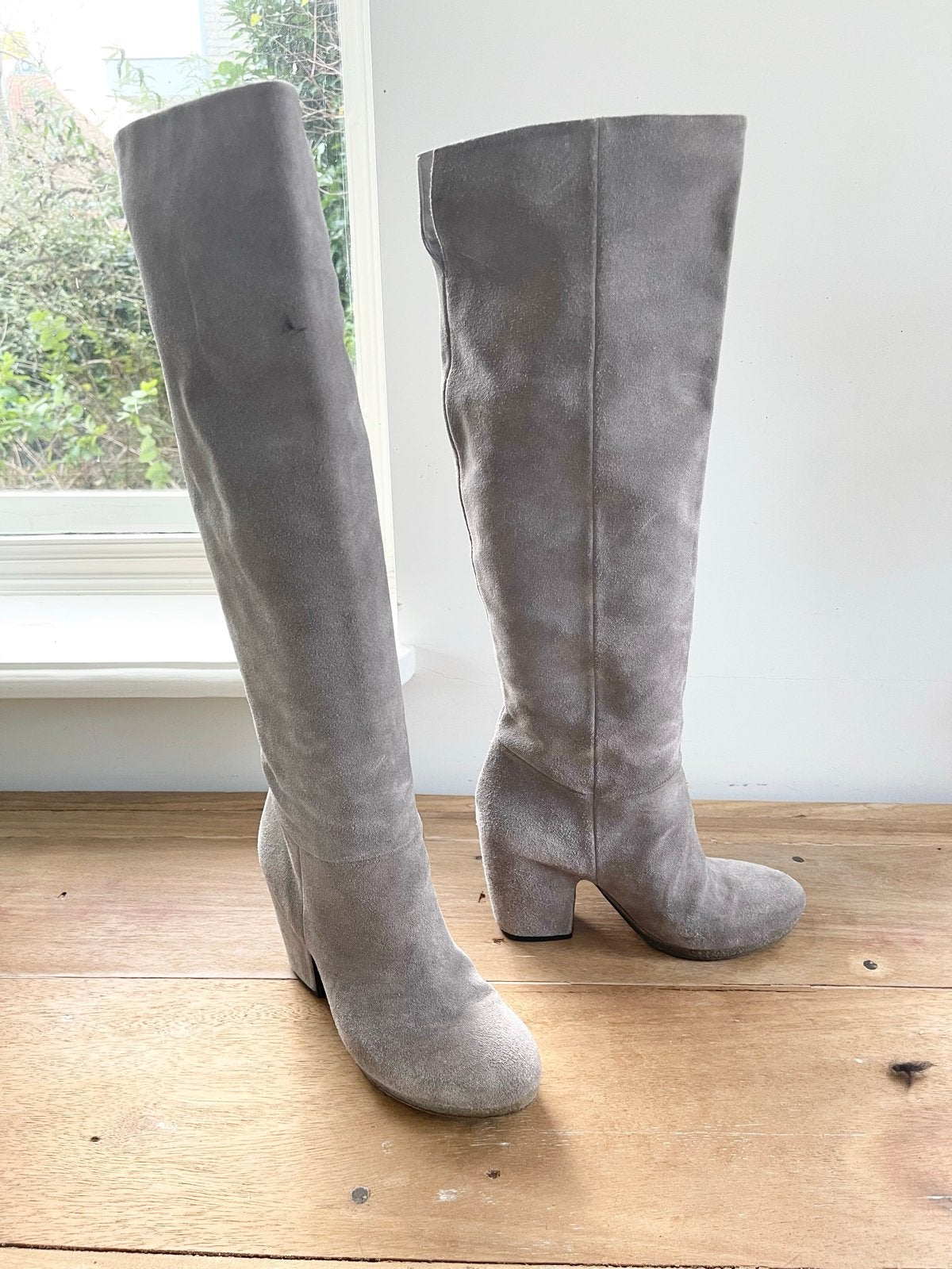 Vic Matie suède hoge laarzen taupe, maat 37, Hoge laarzen, P, Bruin, P
