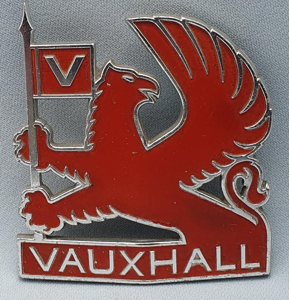 Vauxhall Griffin Car Badge 70er jaren, Verzenden, Gebruikt, Auto's