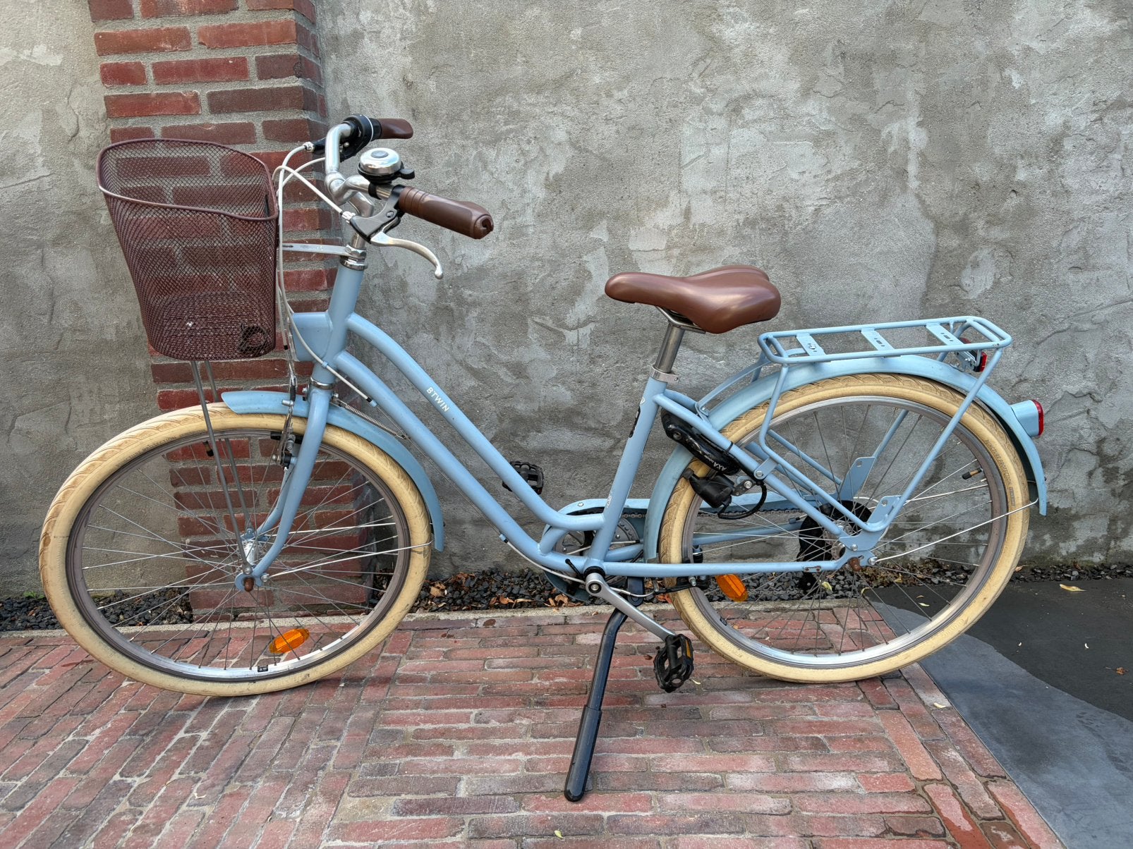 Prachtige Elops 520 XS fiets - met Axa Defender slot, Ophalen, Zo goed als nieuw, 26 inch of meer, Handrem