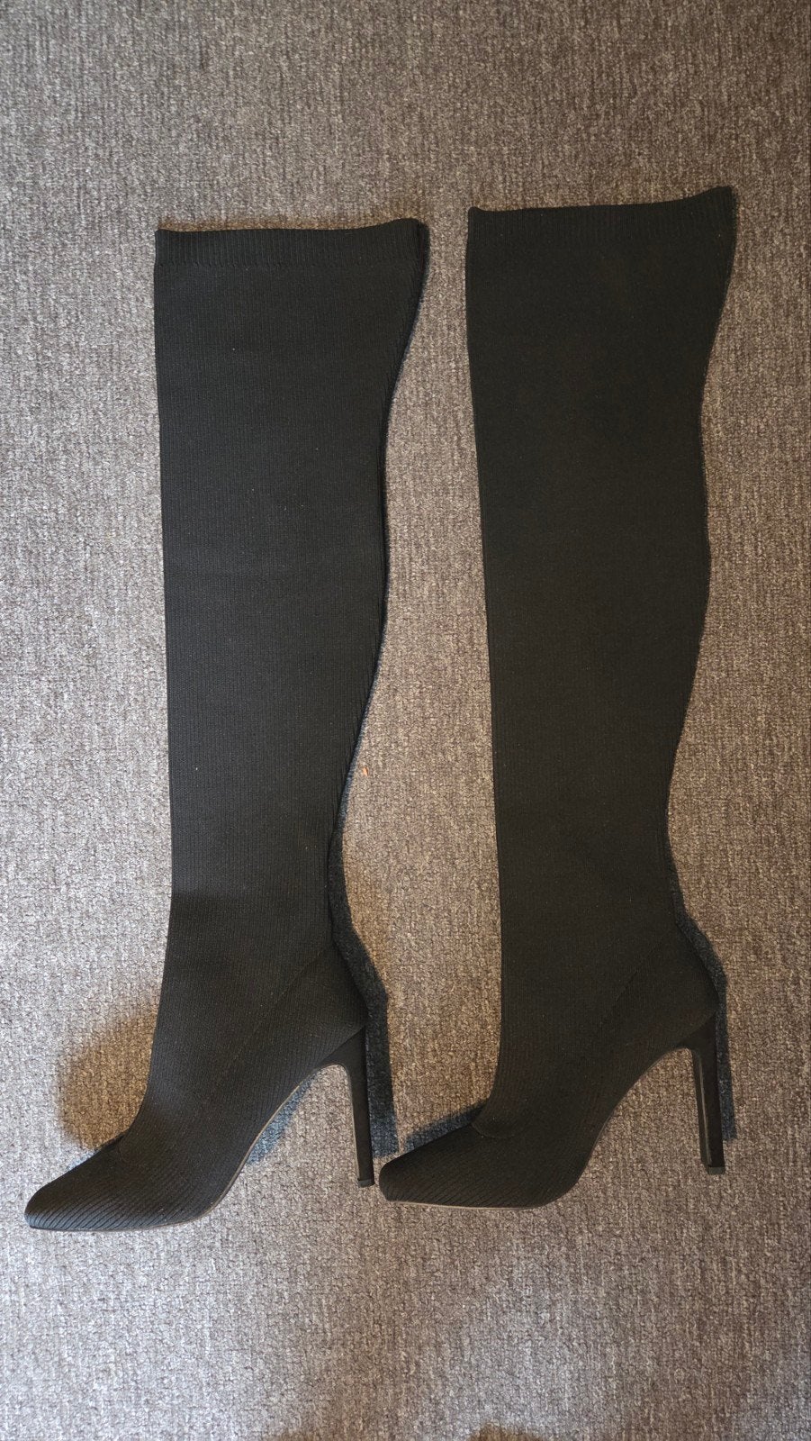 Overknee laarzen maat 41 zgan, Kleding | Dames, Schoenen, Hoge laarzen, Zwart, Ophalen of Verzenden, Zo goed als nieuw