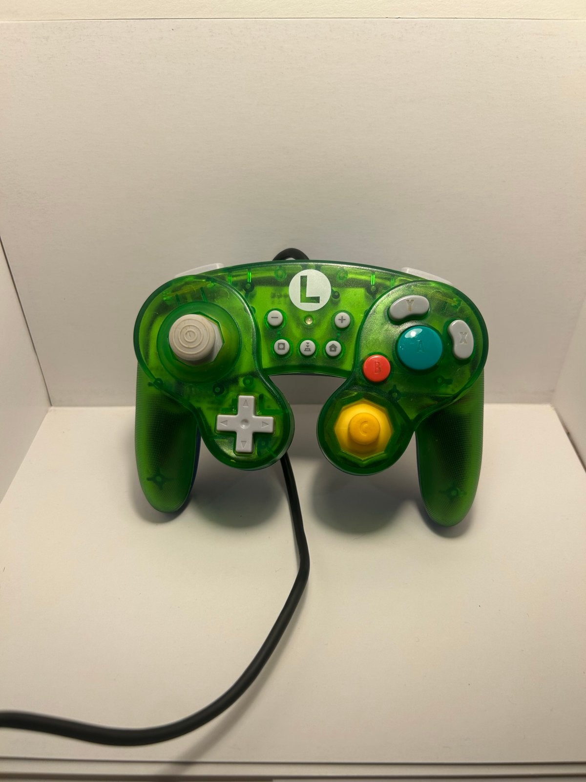 Unieke GameCube Controller - Groen/Blauw Mod, Ophalen of Verzenden, Gebruikt