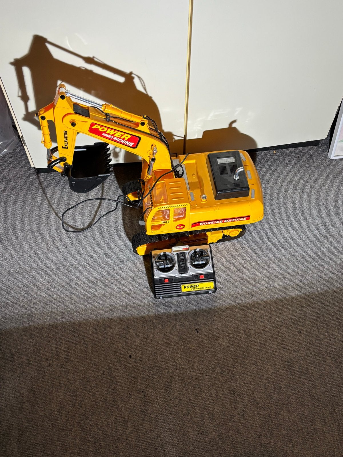 Power Working Machine Graafmachine Speelgoed met Afstandsbed, Ophalen, Gebruikt, Afstandsbediening