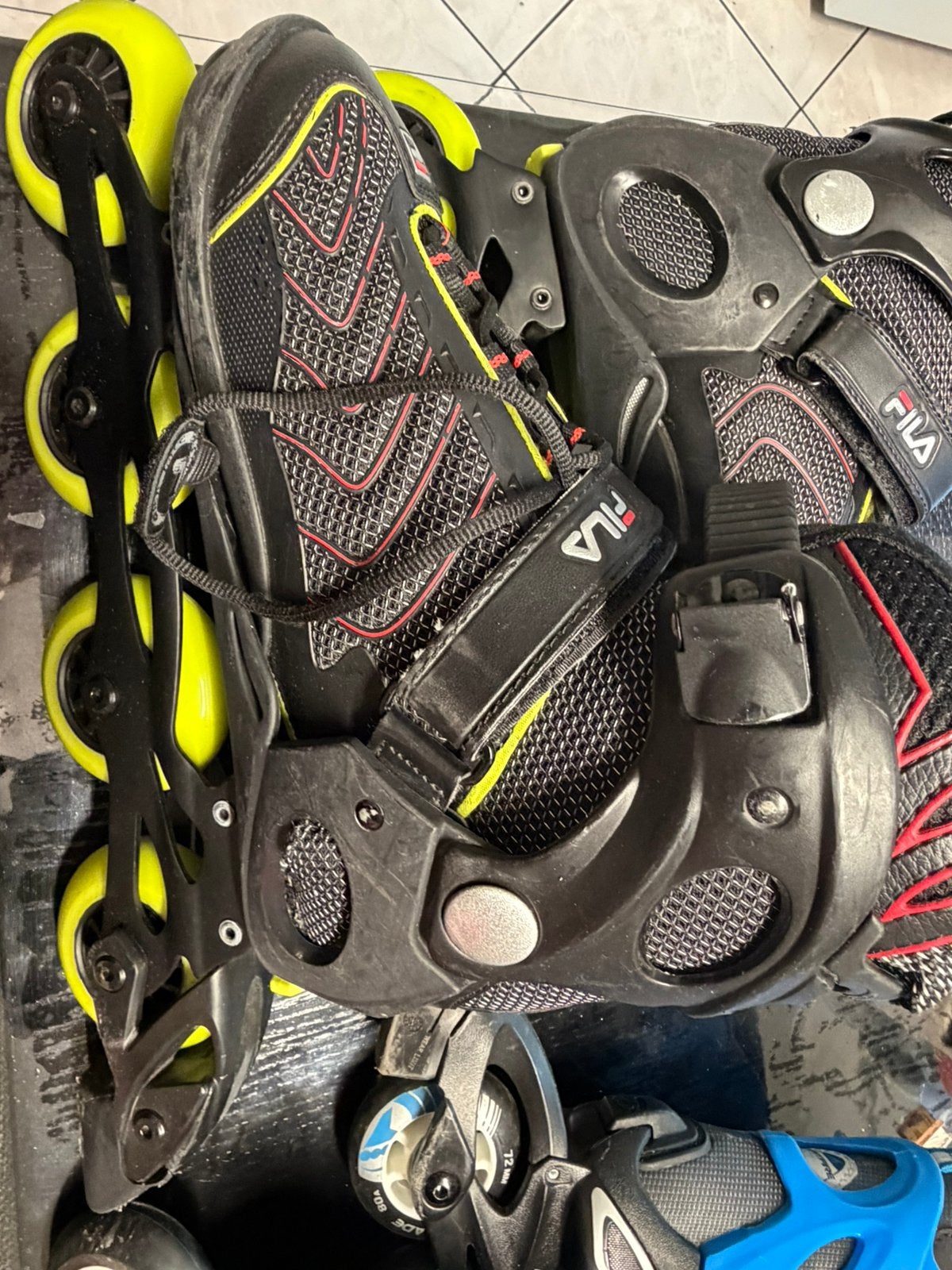 Fila’s skeelers, Ophalen, Gebruikt, Inline skates 4 wielen