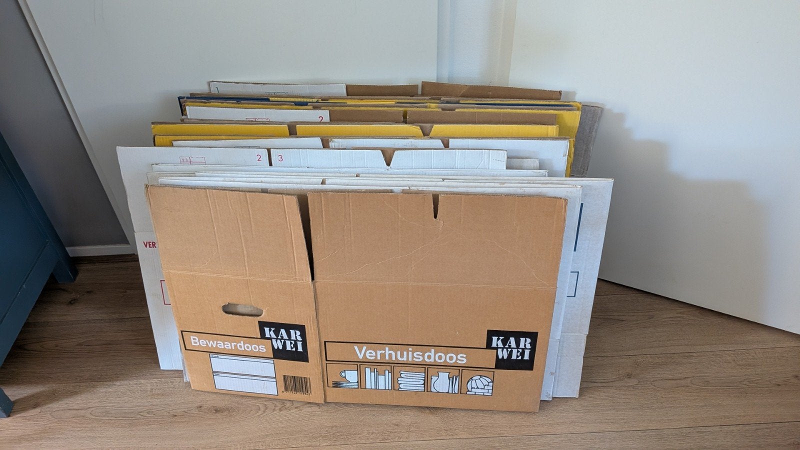 Verhuisdozen, Ophalen, Doos, 40 tot 60 cm, 50 tot 75 cm