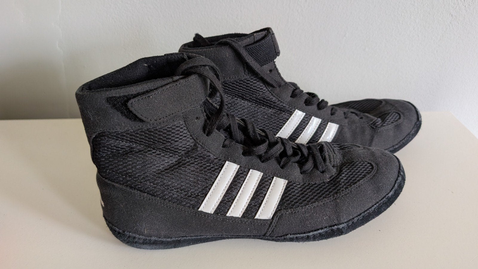Adidas Boks-/Wrestlingschoenen - Maat UK 7 / US 7.5, Ophalen, Gebruikt, Overige, Vechtsportschoenen