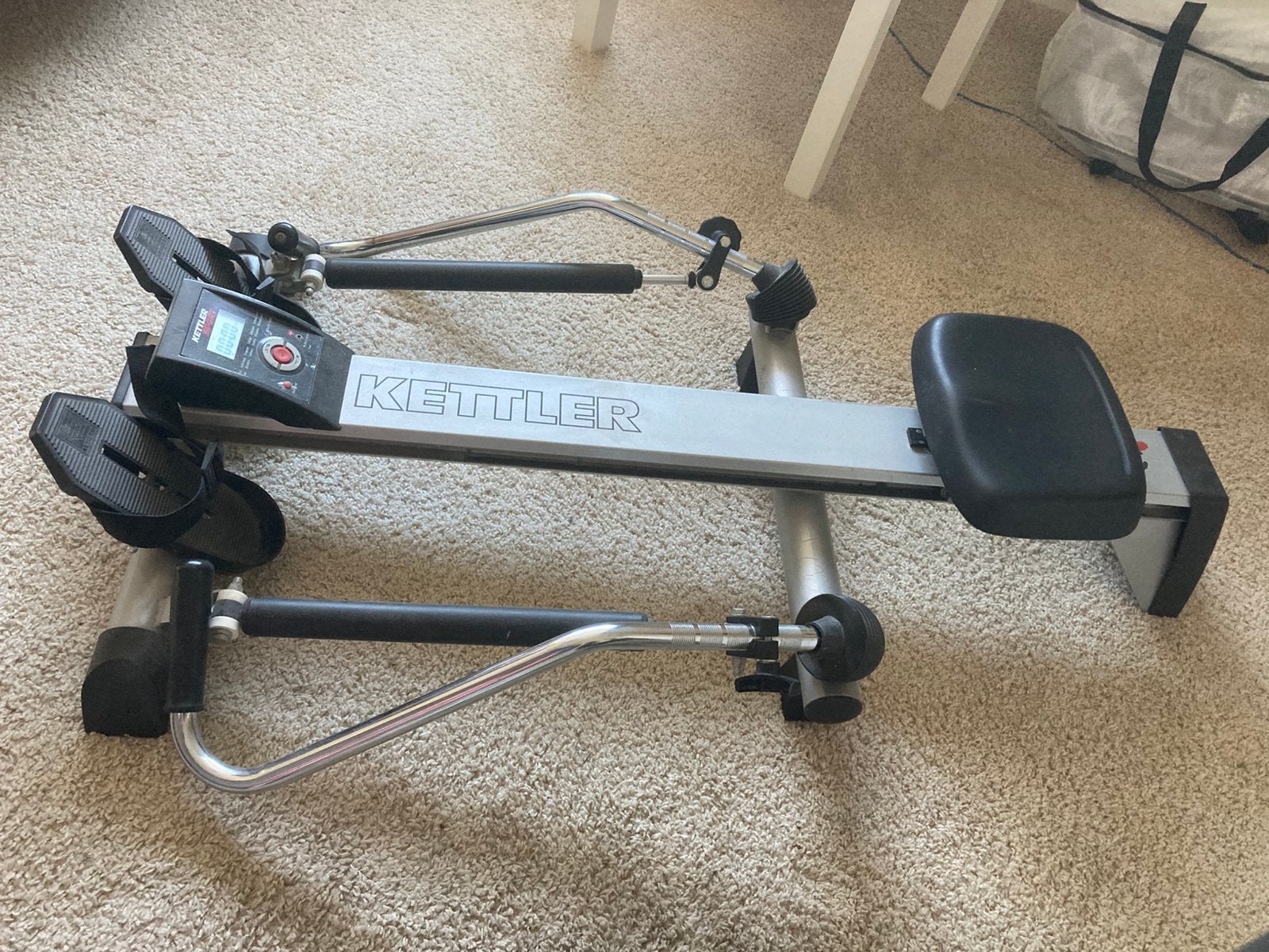 Kettler roeimachine, Sport en Fitness, Ophalen, Gebruikt, Metaal, Hometrainer