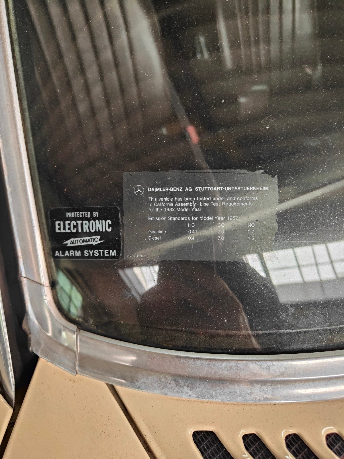 te koop: Mercedes 380SL w107 1983 wegenbelastingvrij, foto 6
