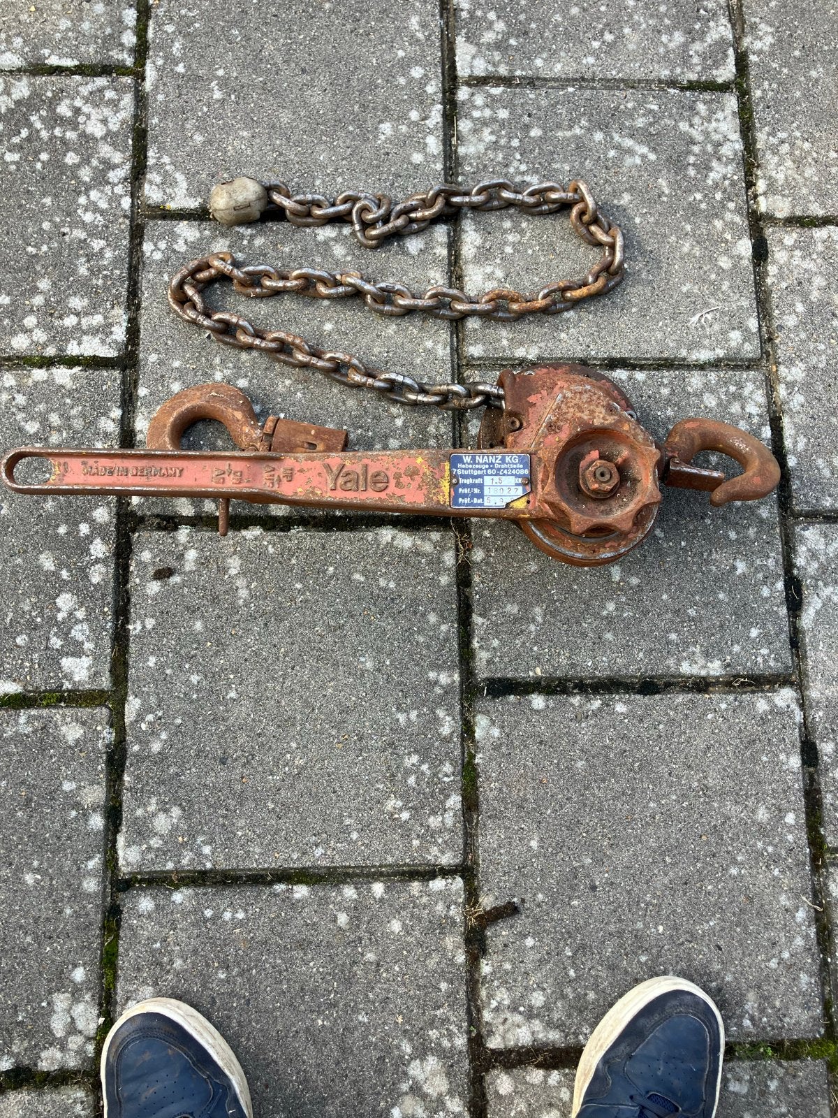 Yale Takel - Robuuste heftakel met Ketting, Ophalen of Verzenden