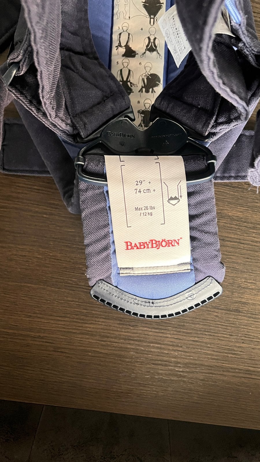 BabyBjörn Draagzak - Comfortabel en Veilig, Ophalen, Gebruikt, Buik, Baby Björn